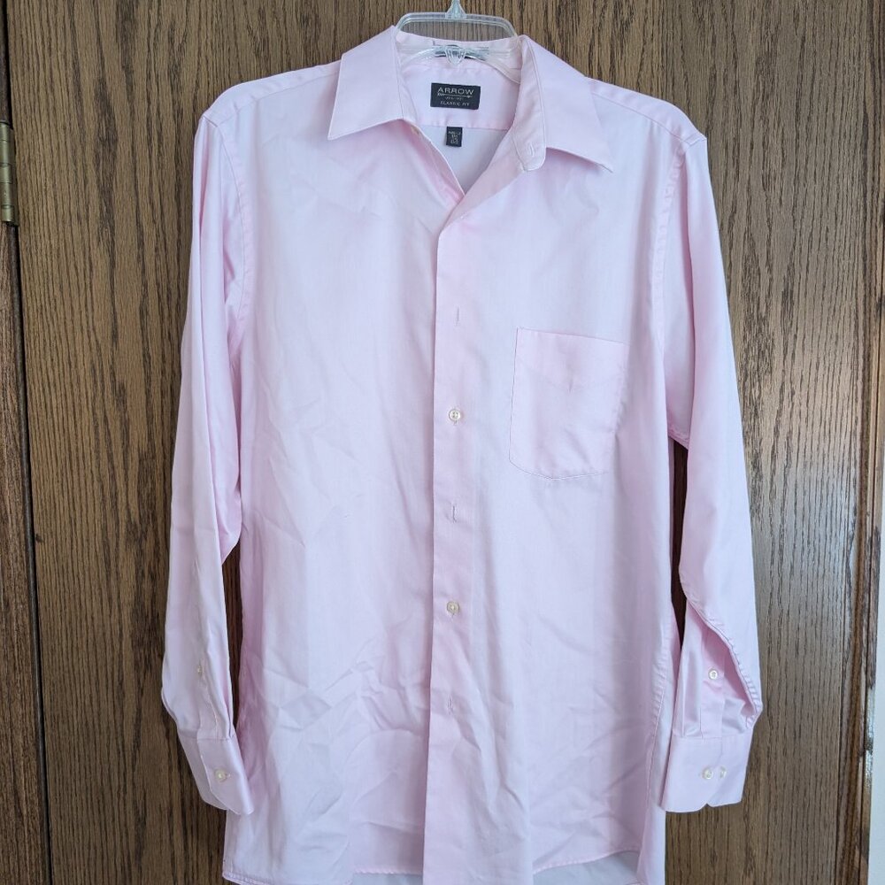 Mens Button Down Dress Shirt